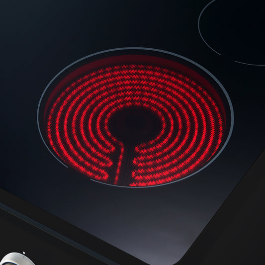 FORNO Premium 2-Piece Kitchen Bundle - Leonardo Espresso 30" Black Range, 30" Black Range Hood - FBDL-002-02CA