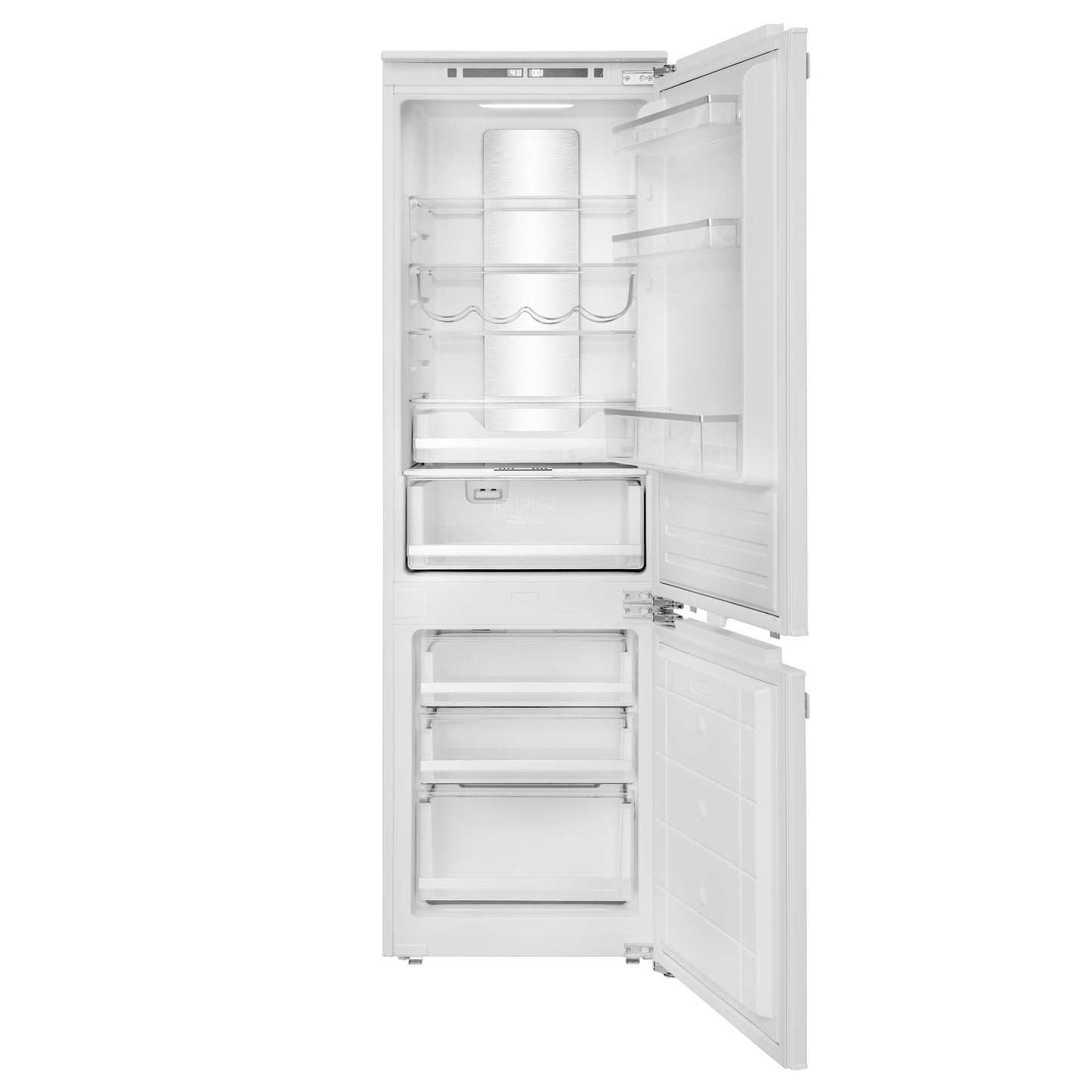 Forno Rivestito 22 Inch Panel Ready Bottom Freezer Refrigerator, 8.6 cu. ft., Total No Frost, Fast Cool & Fast Freeze