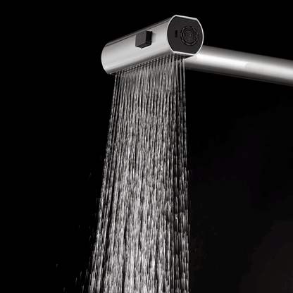 FORNO ACQUA 33 in. Drop-In/Undermount 3-Level Workstation Sink with Waterfall Faucet & Glass Rinser