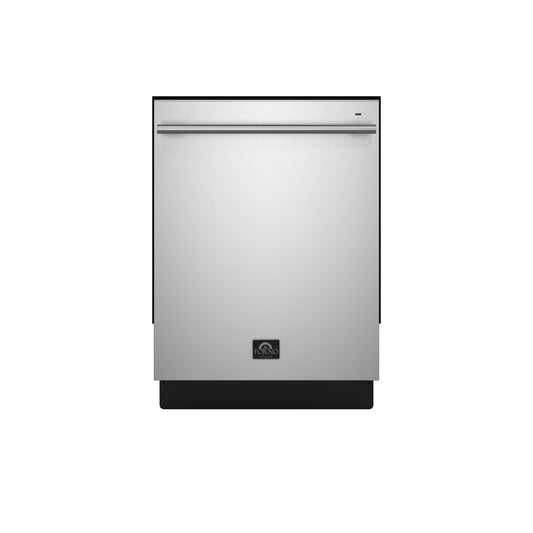 Forno Romano 24-Inch Built-In Dishwasher, Stainless Steel Finish, Stainless Steel Tub, 49 dBA, Energy Star Certified