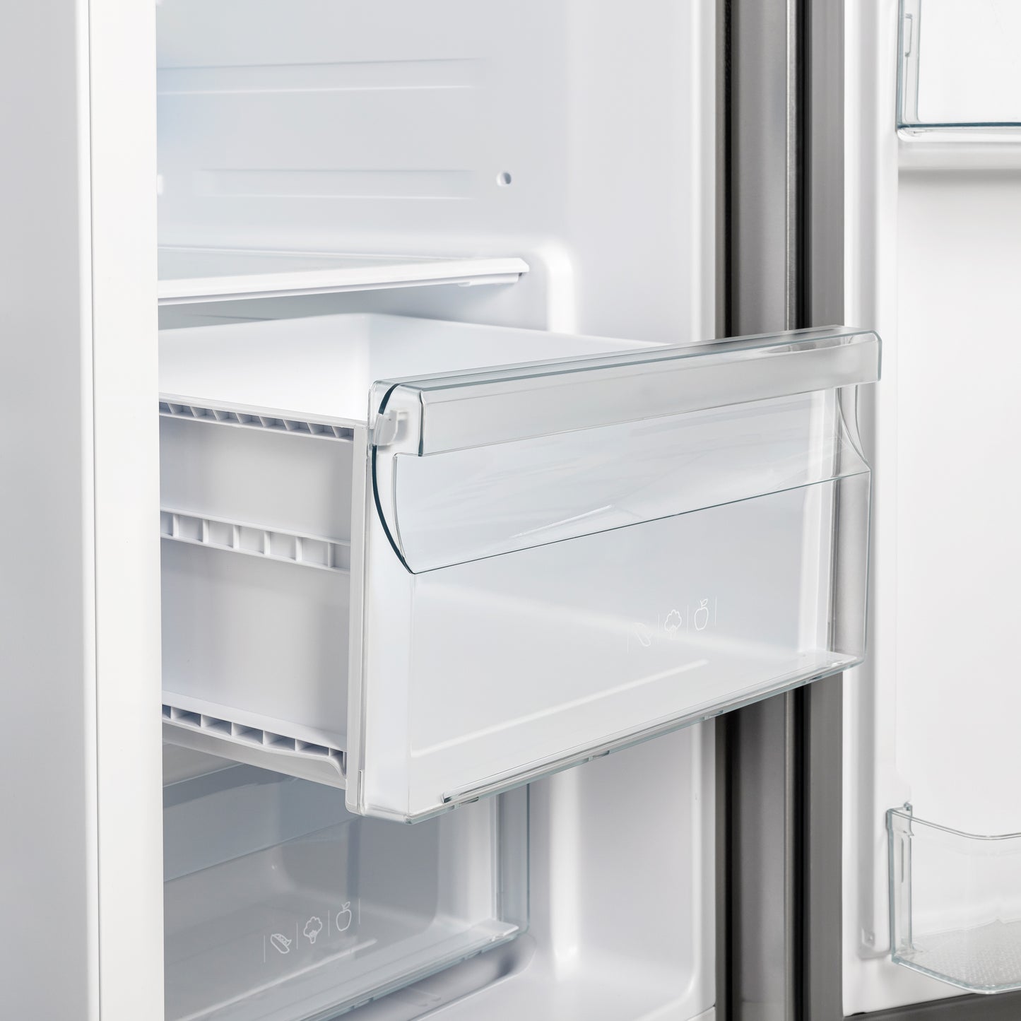 Forno Salerno 40-Inch Built-In Stainless Steel Refrigerator, 20 cu.ft, Decorative Grill, ENERGY STAR Certified