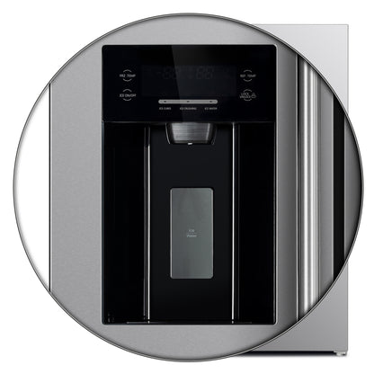 FORNO 2-Piece SS Kitchen Bundle - 36" Electric Range and 36" Bottom Freezer Refrigerator