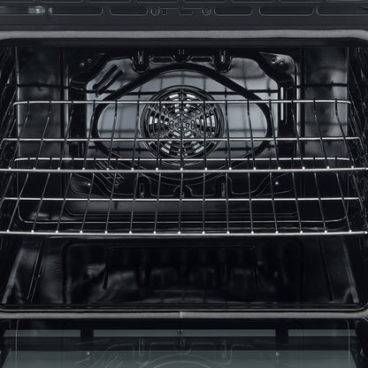 FORNO 2-Piece Black Kitchen Bundle - 30" Electric Range and 31" Bottom Freezer Refrigerator