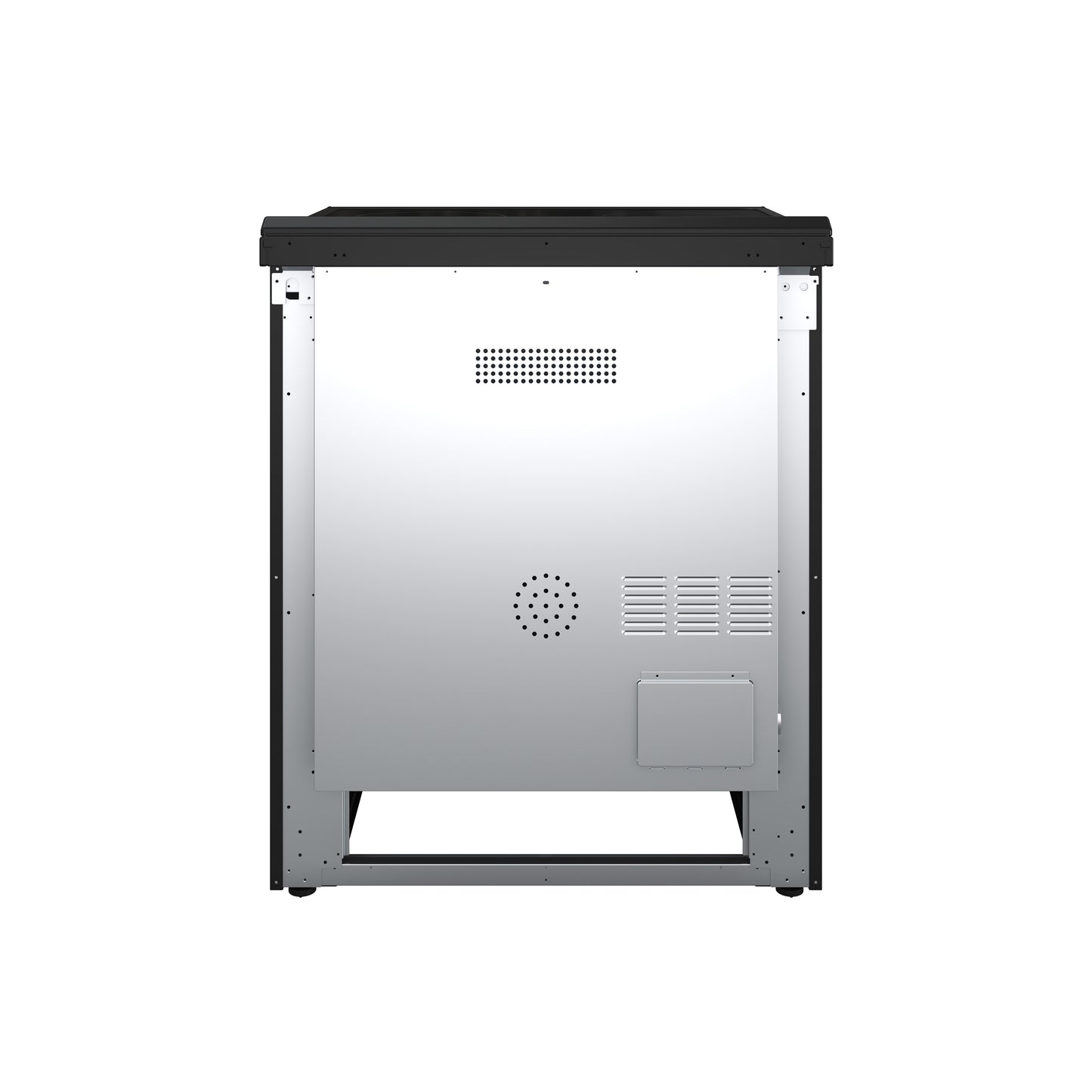 FORNO 2-Piece Black Kitchen Bundle - 30" Electric Range and 31" Bottom Freezer Refrigerator