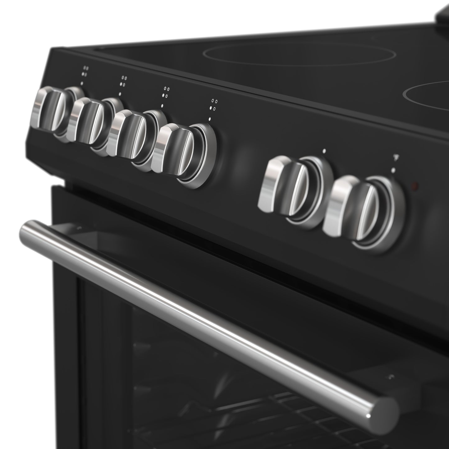 FORNO 2-Piece Black Kitchen Bundle - 30" Electric Range and 31" Bottom Freezer Refrigerator