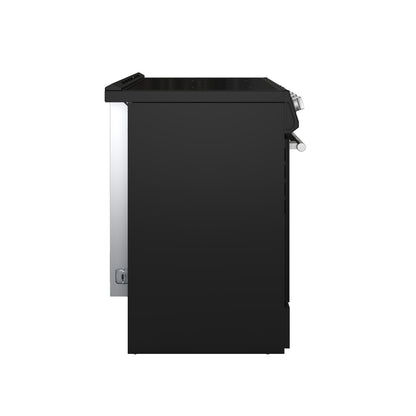 FORNO 2-Piece Black Kitchen Bundle - 30" Electric Range and 31" Bottom Freezer Refrigerator