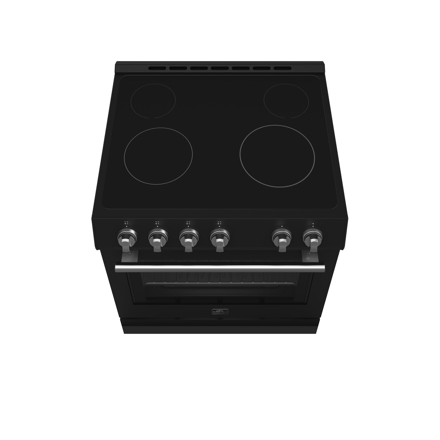 FORNO 2-Piece Black Kitchen Bundle - 30" Electric Range and 31" Bottom Freezer Refrigerator