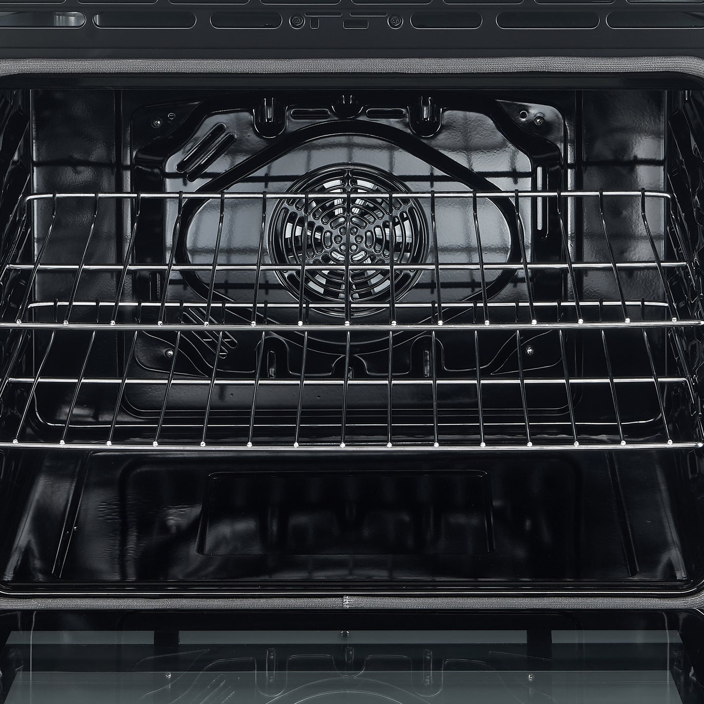 FORNO 2-Piece Black Kitchen Bundle - 30" Electric Range and 31" Bottom Freezer Refrigerator
