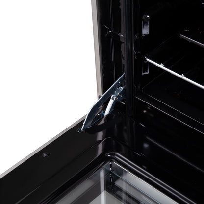 Forno Loiano 24 Inch Freestanding Electric Range Stainless Steel with Storage Drawer
