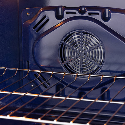 FORNO 2-Piece Black Kitchen Bundle - 30" Induction Range and 31" Bottom Freezer Refrigerator