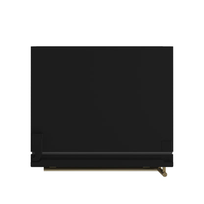 FORNO 2-Piece Black Kitchen Bundle - 30" Induction Range and 31" Bottom Freezer Refrigerator