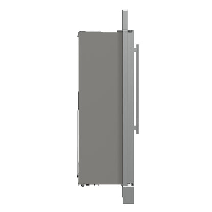 Forno Salerno 37-Inch Built-In Stainless Steel Refrigerator, 15.6 cu.ft, Modern Decorative Grill, ENERGY STAR Certified