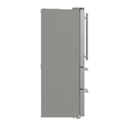 Forno Moena 36-Inch French Door Refrigerator, 19.2 cu.ft, Counter Depth, Ice Maker, Stainless Steel Interior Panel, ENERGY STAR Certified