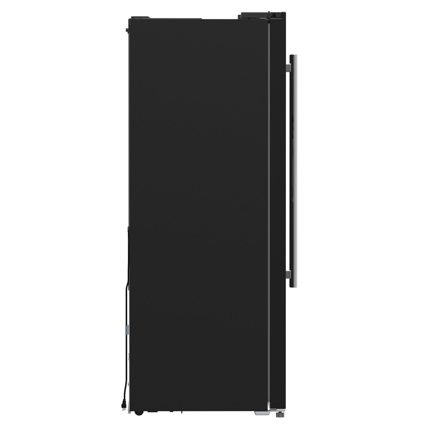 FORNO 2-Piece Black Kitchen Bundle - 30" Induction Range and 36" Bottom Freezer Refrigerator