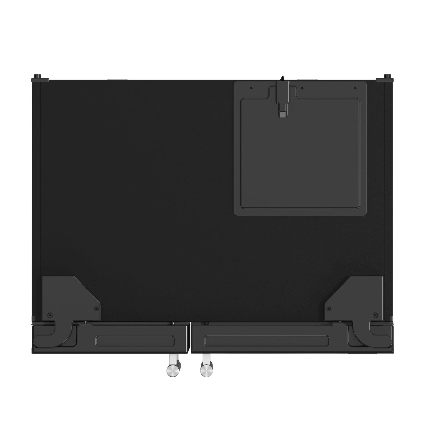 FORNO 2-Piece Black Kitchen Bundle - 30" Induction Range and 36" Bottom Freezer Refrigerator