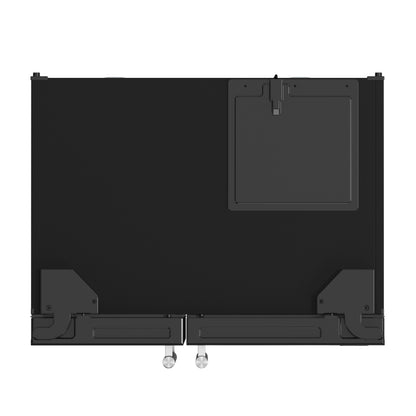 FORNO 2-Piece Black Kitchen Bundle - 30" Induction Range and 36" Bottom Freezer Refrigerator