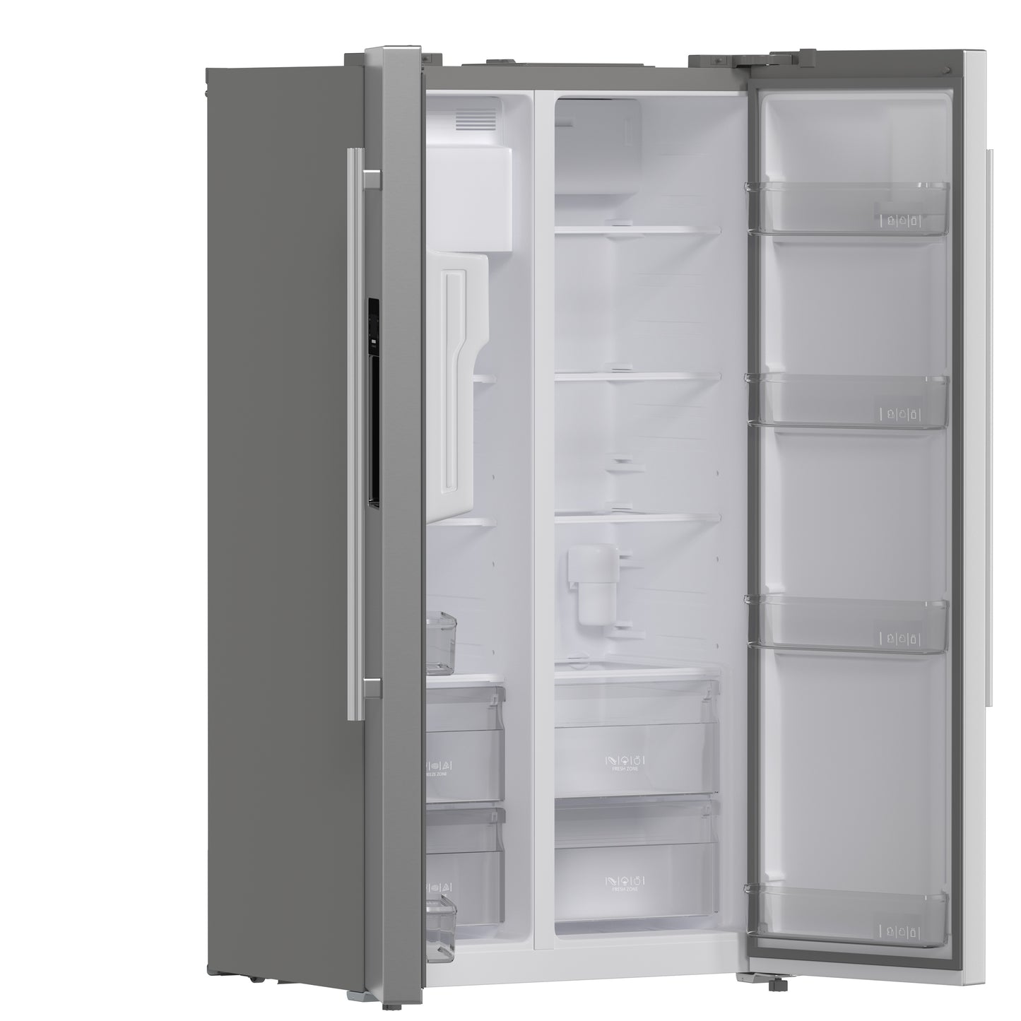 FORNO 2-Piece SS Kitchen Bundle - 36" Electric Range and 36" Bottom Freezer Refrigerator