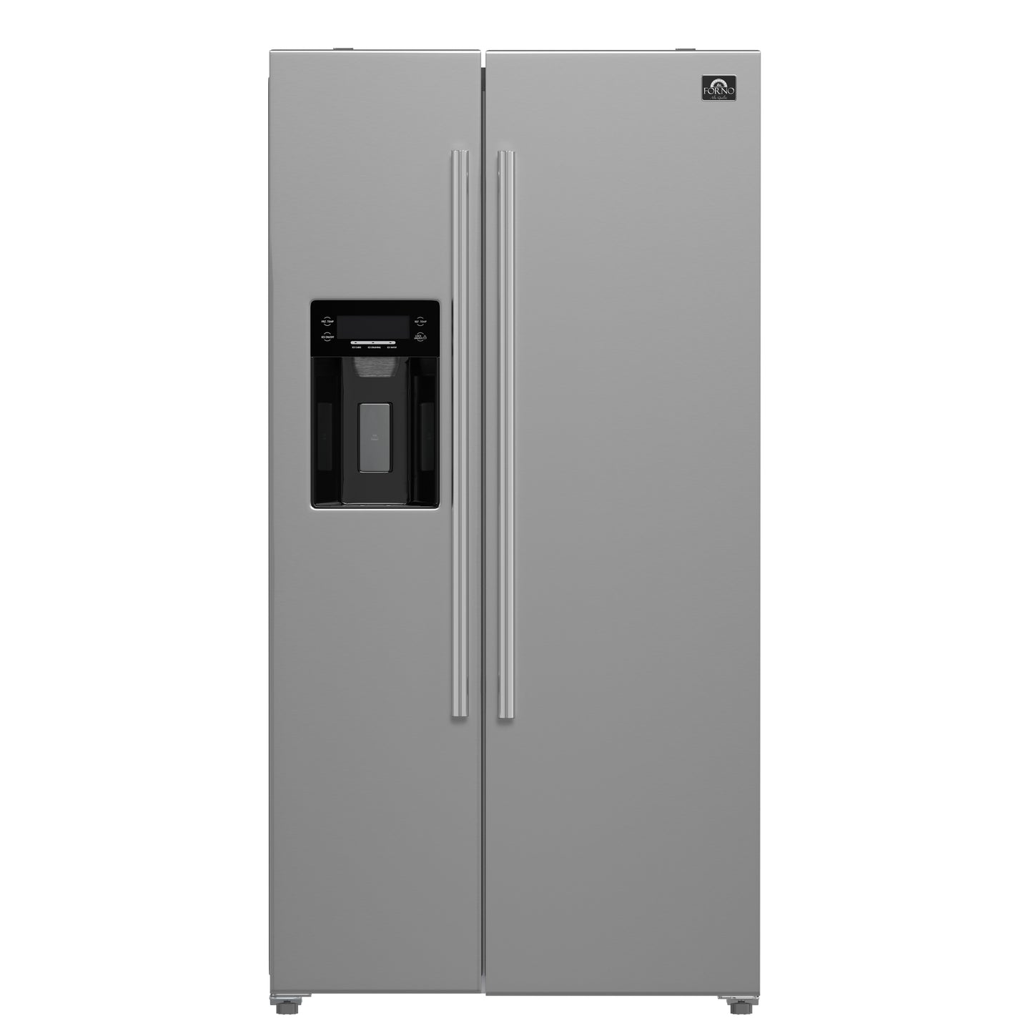 FORNO 2-Piece SS Kitchen Bundle - 36" Electric Range and 36" Bottom Freezer Refrigerator