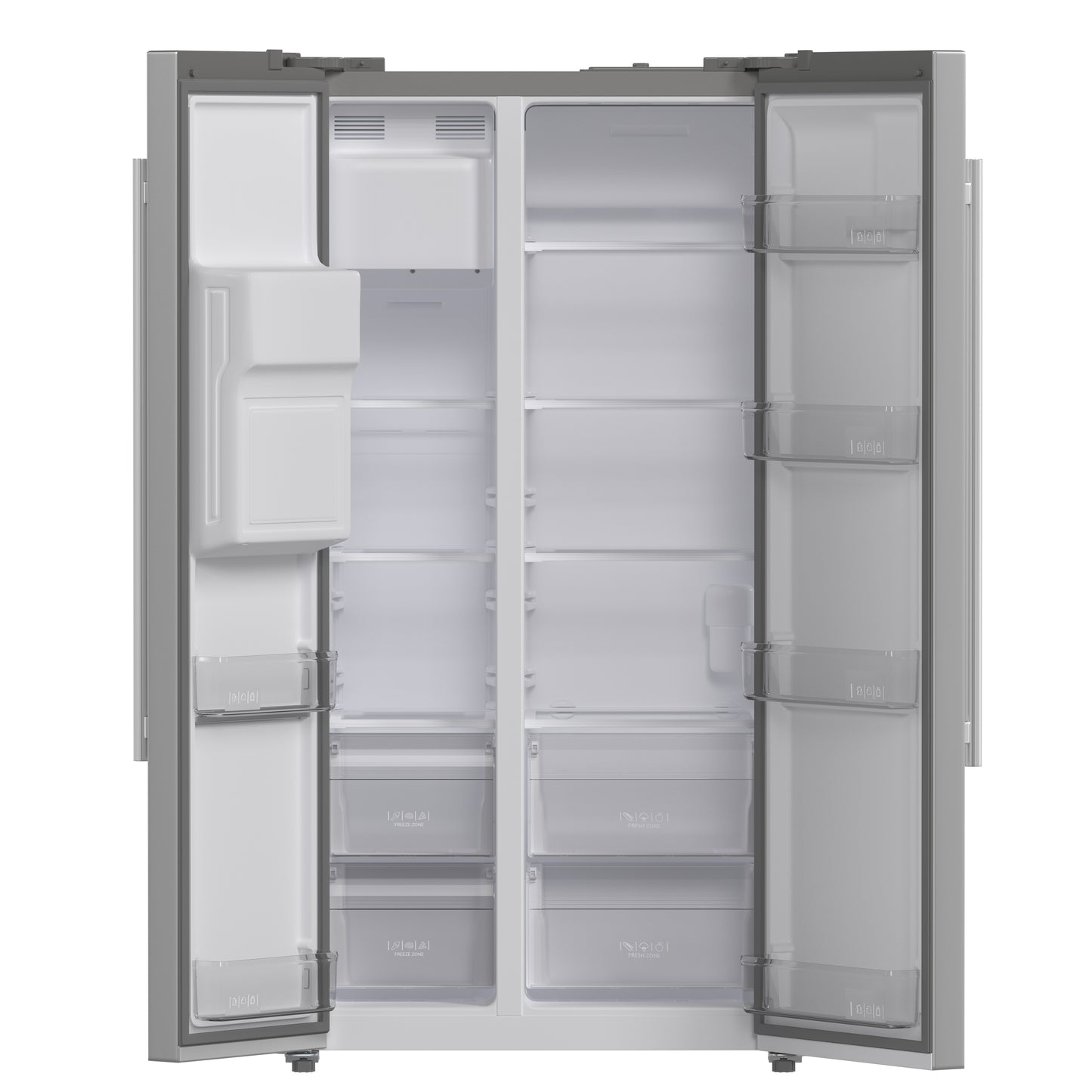FORNO 2-Piece SS Kitchen Bundle - 36" Electric Range and 36" Bottom Freezer Refrigerator