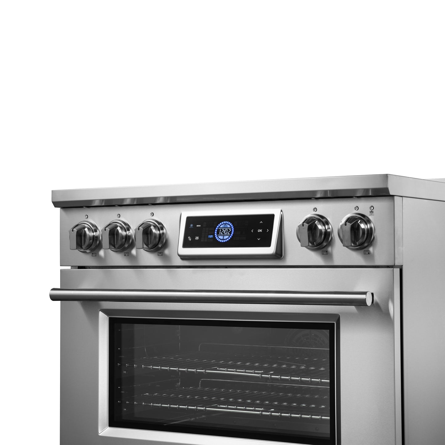 Forno Maximus 36 Inch Induction Range with Air Fryer