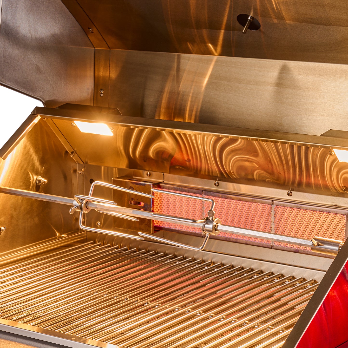 Forno Rimini Outdoor Kitchen: 30" BBQ 62,600 BTU, 4.8 cu.ft. Refrigerators, White Countertops