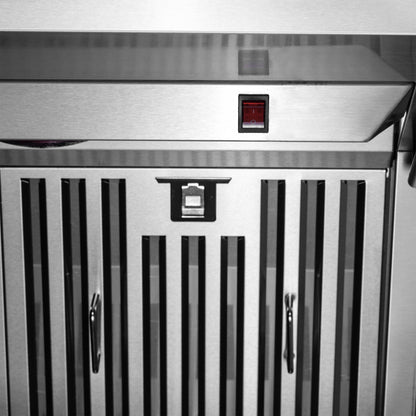 Savona 60-Inch Wall Mount Range Hood, Baffle Filters & Backsplash, Heating Lamps