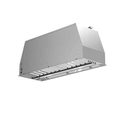 Forno Frassanito 30-Inch Insert Range Hood, 450 CFM, Stainless Steel Baffle Filters, LED Lighting