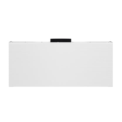 Forno Bari Espresso 30-Inch Under Cabinet Range Hood, White, 600 CFM, LED Lighting, Dishwasher-Safe Baffle Filters, 3-Speed Fan Control