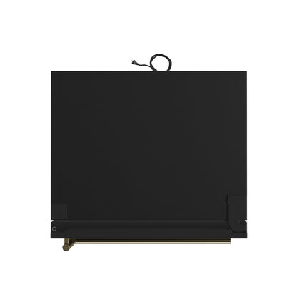FORNO 2-Piece Black Kitchen Bundle - 30" Induction Range and 31" Bottom Freezer Refrigerator
