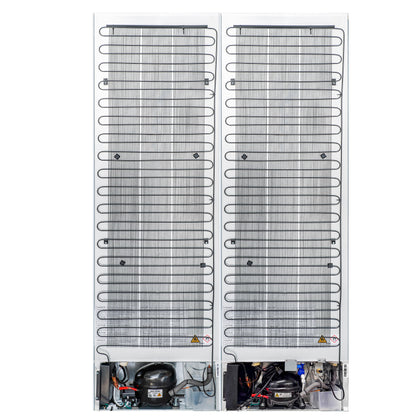 Rivestito 42 Inch Panel Ready Double Bottom Freezer, 16.9 cu. ft., Ice Maker, Total No Frost, Fast Cool & Fast Freeze
