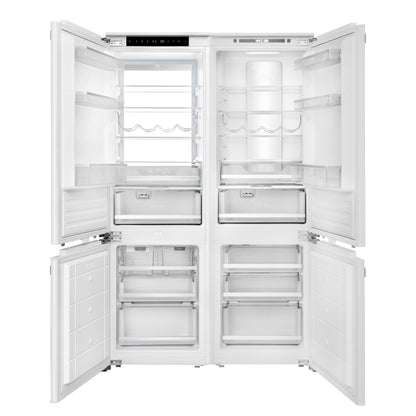 Rivestito 42 Inch Panel Ready Double Bottom Freezer, 16.9 cu. ft., Ice Maker, Total No Frost, Fast Cool & Fast Freeze