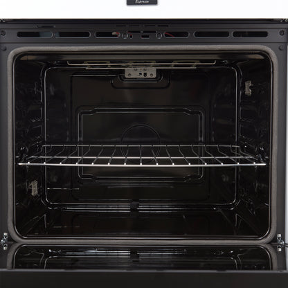 Forno Vomero 30-Inch Double Wall Oven, White, 10 cu.ft Total Capacity, 7100W Convection, Mechanical Controls, Manuel Steam Clean